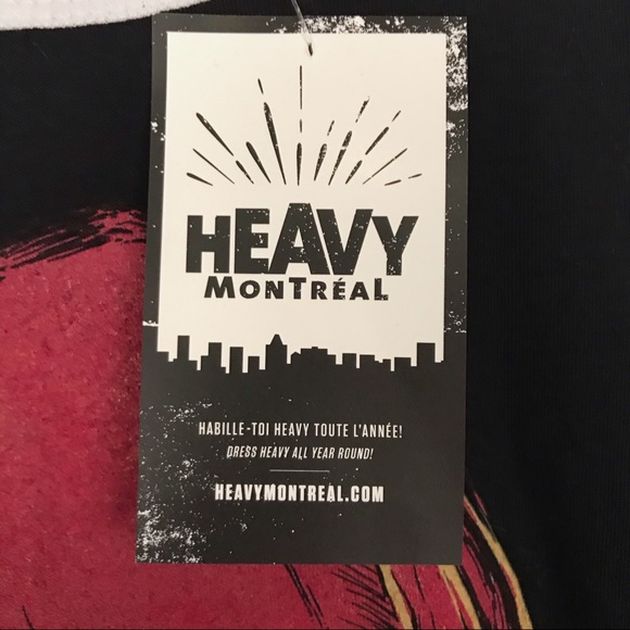 Heavy Montreal 2014 men’s baceball shirt size S - Picture 2 of 7
